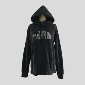 The North Face Faded Black Long Sleeve Cotton Unisex Hoodie Sweatshirt S M